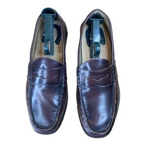Nunn Bush Leather Penny Loafers Mens Size 9.5 Dark Brown Penny Loafers